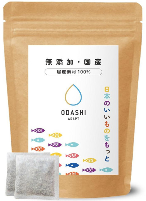 아다프토 무첨가 다시 팩 400g 육수 세트 노산 효모 식염 10g 20봉입 2개 무염 국산 완전