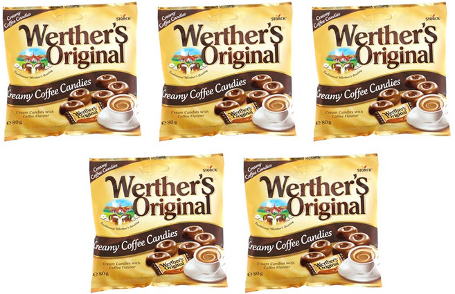 웨더스오리지날 크리미 커피 캔디, 80g, 5개