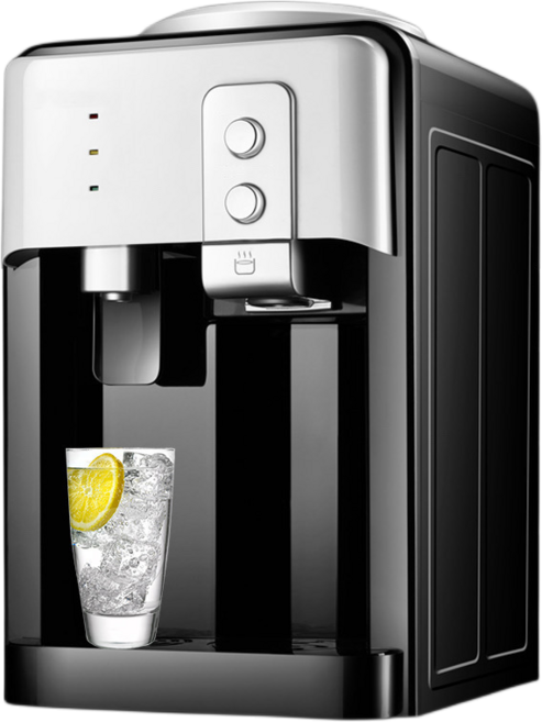 Apnoo 가정용 미니 냉온수기 사무실 기숙사용, 블랙(빙 온열형)