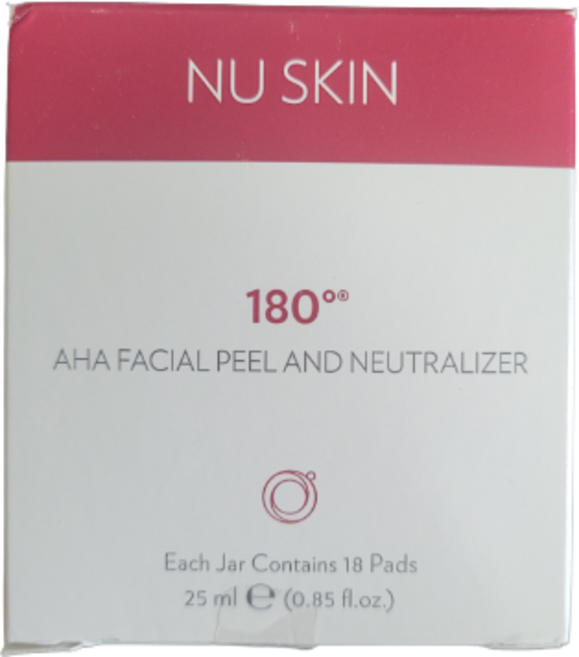 뉴스킨 180도 AHA 페이셜 필 앤 뉴트럴라이저 아하필, 2개, 18매입