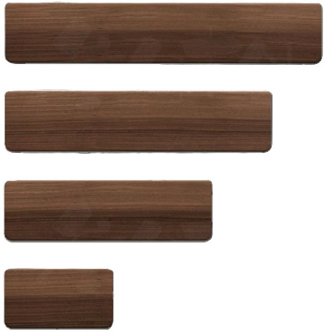 팜레스트 보호대 보호 컴퓨터 노트북 쿠션 마우스 터널증후군 PC 게임 키보드 받침대, 블랙월넛-다크글로시-17cm-한손키레스트, 1개