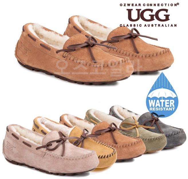 UGG 어그 모카신 털모카신 겨울 양털 퍼 방한 로퍼 단화 호주 정품 오즈웨어
