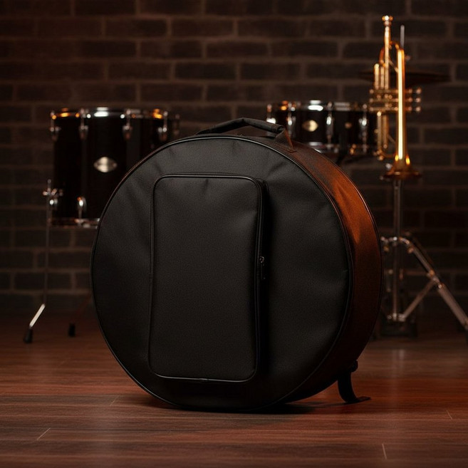 백팩형 스네어드럼 가방 악기 보호 드럼 케이스 타악기 수납, 1개