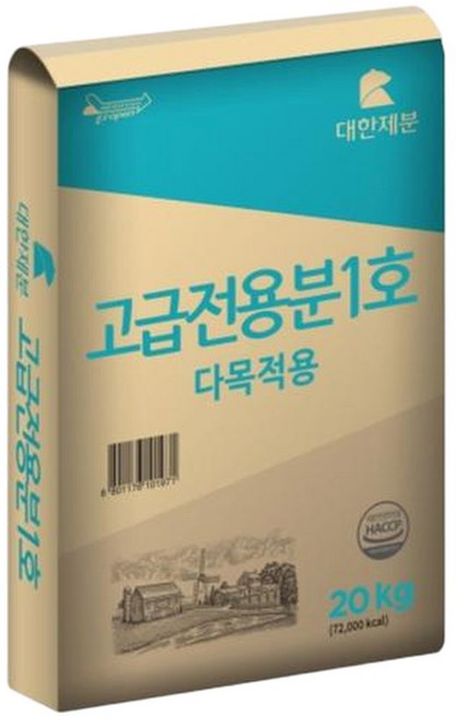 대한제분 곰표 전용분 1호 다목적용 밀가루 20kg, 1개