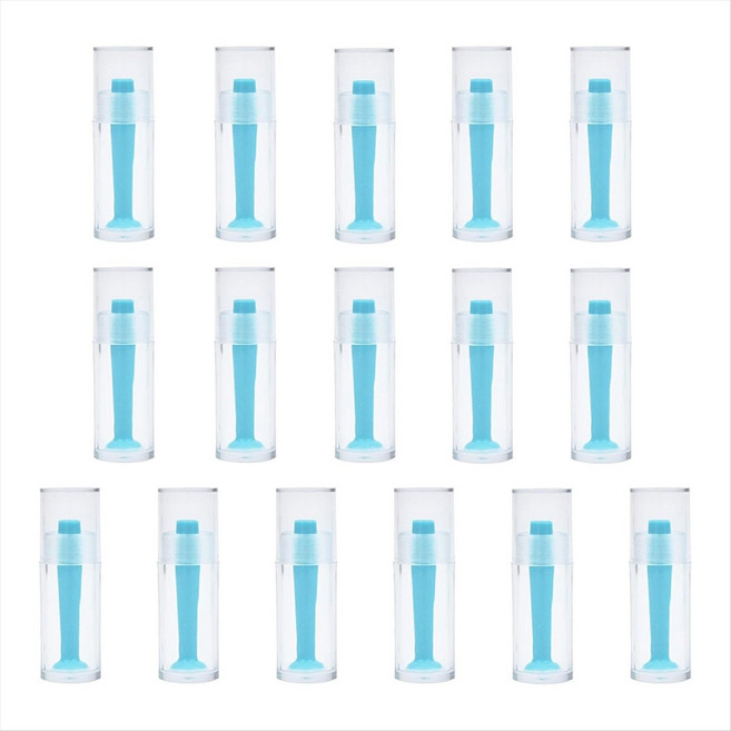 16 PCS 콘택트 렌즈 리무버 도구 삽입 눈 접촉 리무버 플런저 흡입 컵 RGP 공막 렌즈 용 렌즈 삽입 장치, 파란색