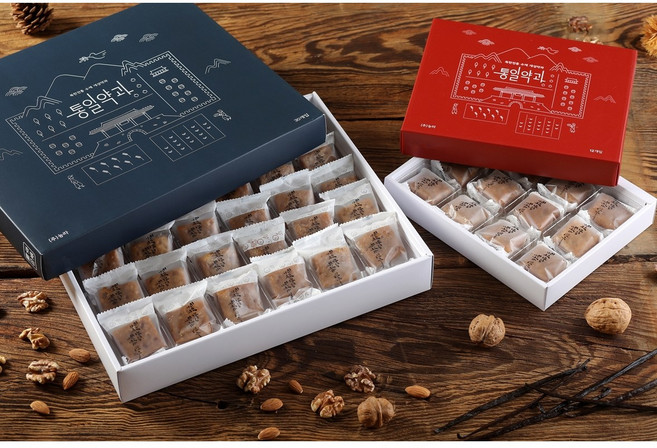 통일약과 42개입 (30개입 12개입 총 2박스) 개성약과 수제약과 안심약과, 42개, 25g