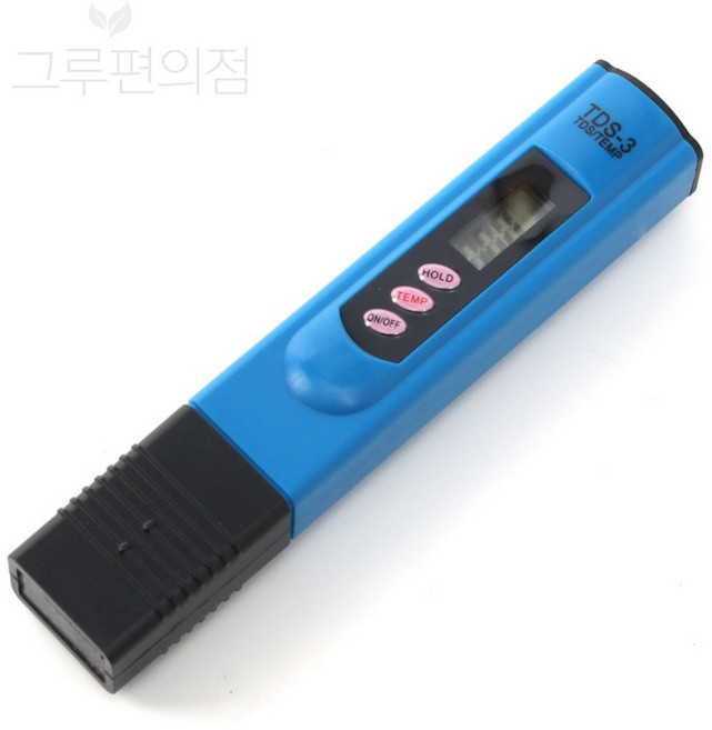 우리집 TDS 수질측정기(블루) 수족관용품, 1개