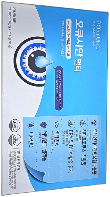 아스타잔틴 캡슐 눈건강 비전케어 루테인 지아잔틴 멀티 건조 오큐시안 비타민 피로 노화 개선 120캡슐 1개, 120정