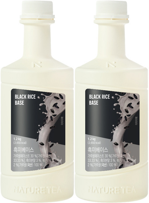 네이쳐티 흑미베이스 1.2KG 2개세트, 2개