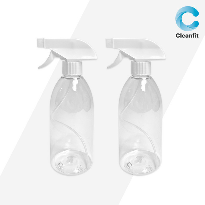 크린핏 투명 분무기 2개, 1세트