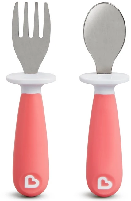 먼치킨 스테인레스 스푼포크 세트, 랜덤발송, 1세트 - 쿠팡