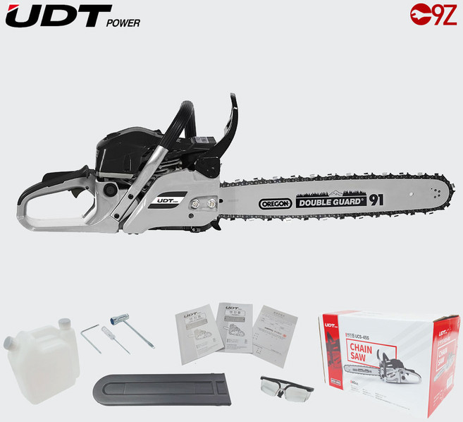 UDT 엔진톱 UCS-45S 체인톱 16인치 미국OREGON체인톱날 2사이클오일, 1개