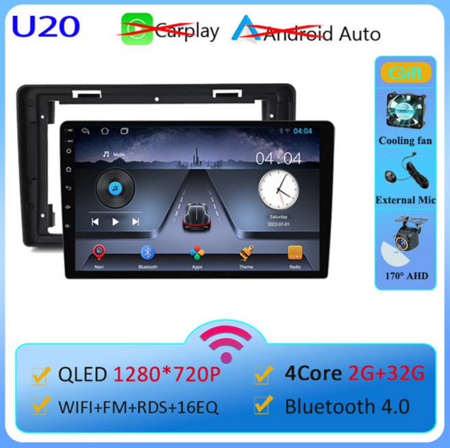 시트로엥 C2 C3 2001 2002 2003 - 2010 안드로이드 카 라디오 멀티미디어 플레이어 GPS 네비게이션 카플레이 QLED 터치 스크린 자동차 스테레오, [05] 2-32G CAM