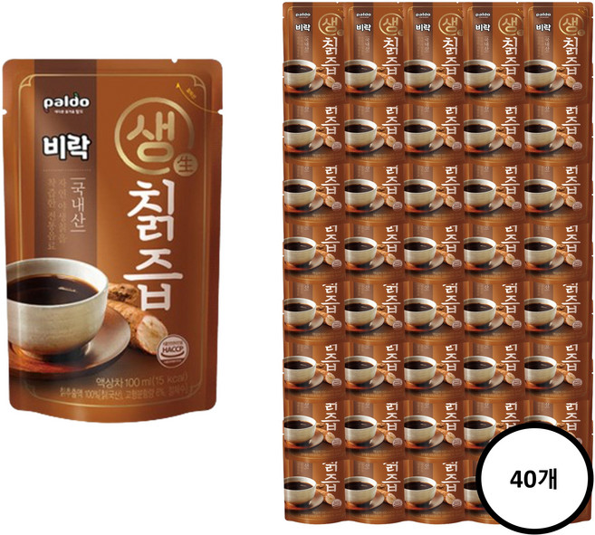 팔도 비락생칡즙, 100ml, 40개