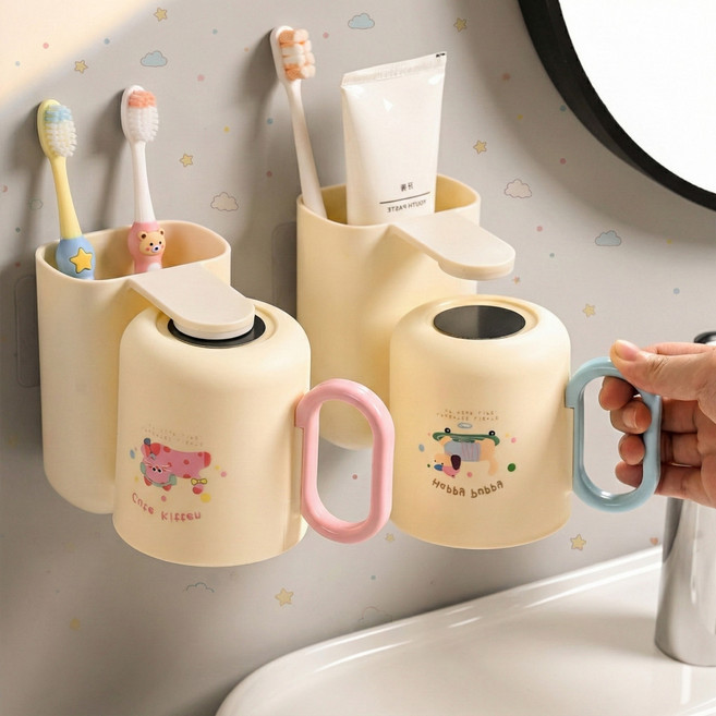 손네즈 자석 칫솔 거치대, 블루, 1개