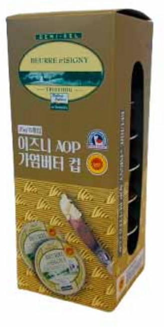 이즈니 AOP 가염버터 컵 25g x 8ea 수량선택, 2개