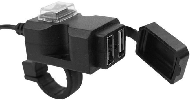 機車雙USB充電器 QC3.0快充 2.1A 防水, 【3021 基本款】9-24V, 【3021 基本款】9-24V