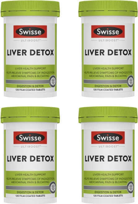 호주직배송 스위스 리버디톡스 간 Swisse Ultiboost Liver Detox Tablets, 120정, 4개