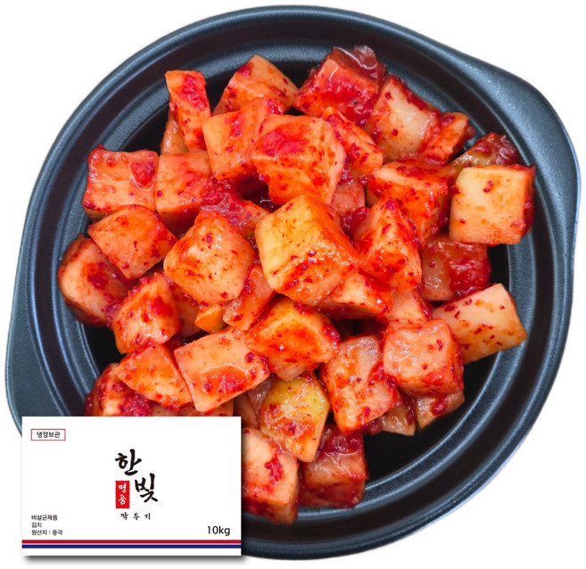 한빛 깍두기 김치 (수입 깍두기), 1개, 10kg