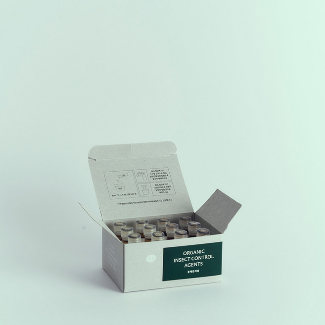 녹비 유기농 인증 식물 충해관리용자재 1.5ml x 12ea (깍지벌레 진딧물 응애 총채벌레), 1개, 18ml