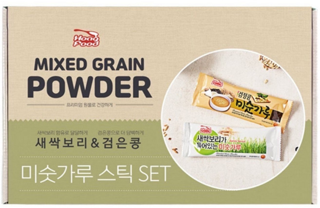미숫가루 스틱세트 새싹보리&검은콩 20개입, 12개