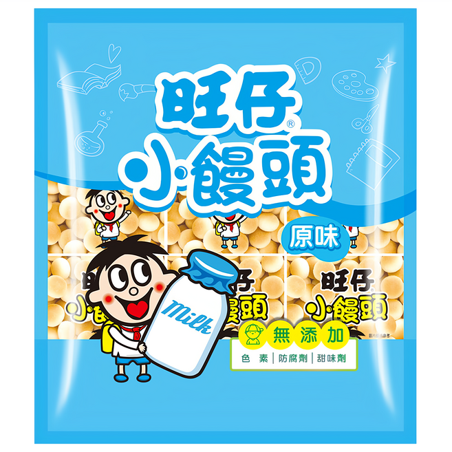 旺旺 旺仔小饅頭 原味, 320g, 1包