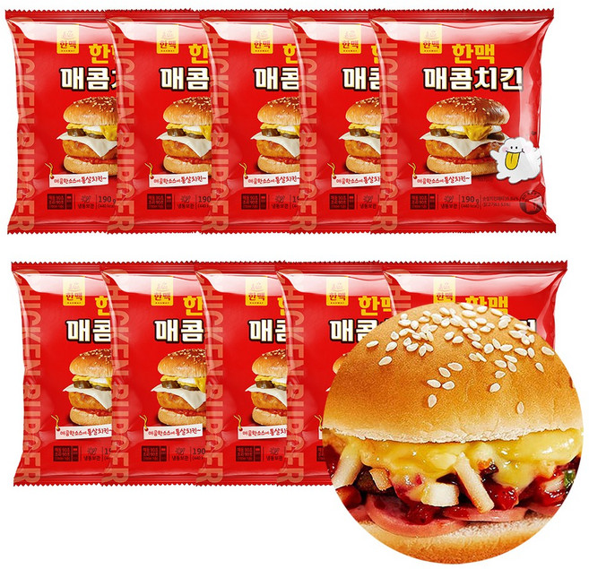 한맥 매콤치킨 190g, 14개