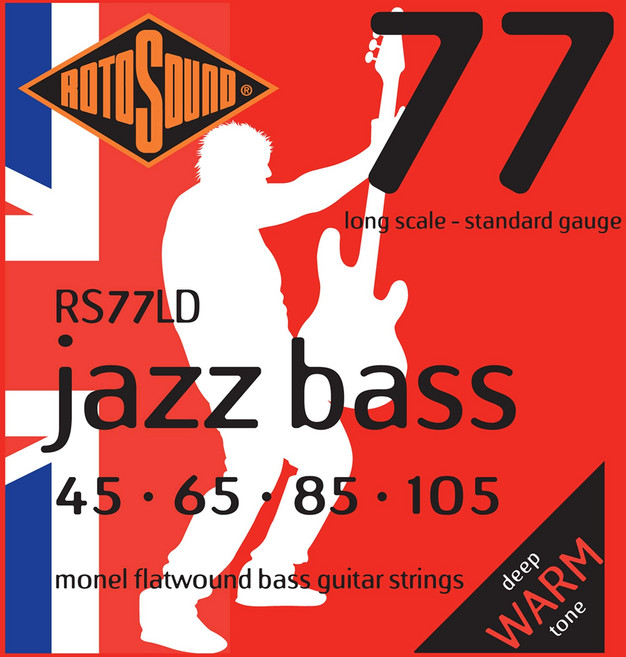 로토사운드 플랫와운드 베이스 스트링 (RS77LD) Rotosound Flatwound Bass Strings (RS77LD), 1개, 상세페이지 참조
