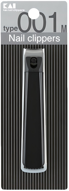 카이 손톱깎이 중, 검정색, 1개