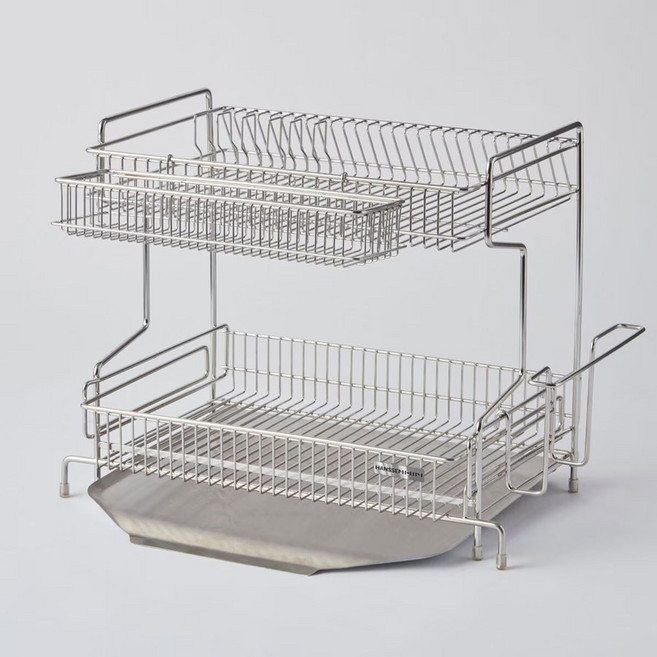 한샘 스테인리스 2단 확장형 식기 건조대, one option, one option