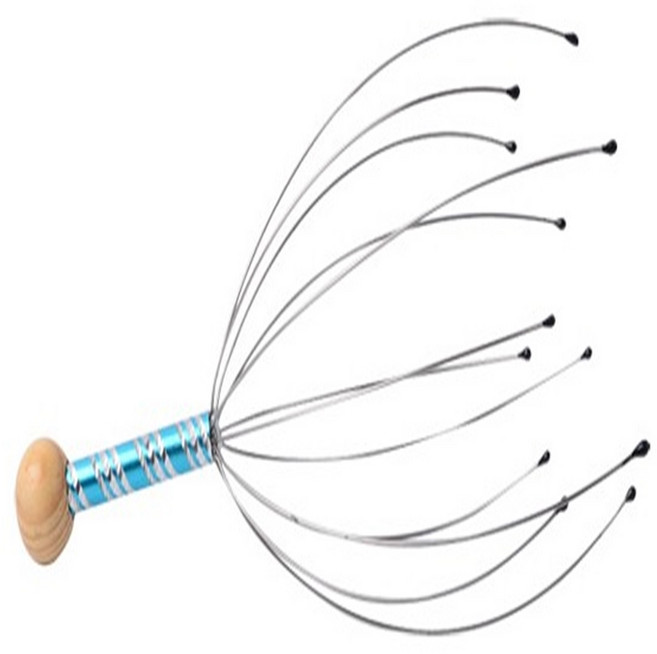 셀프 두피마사지 위생맛사지기 안마기 머리 헤어 케어, 상세페이지 참조, 1개