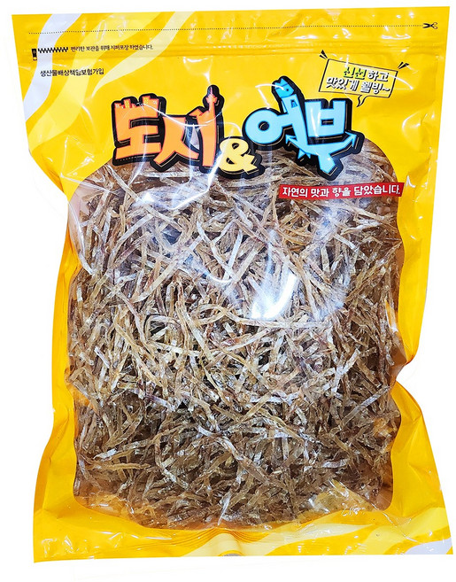 쥐포실채 800g 대용량 지퍼백포장 반찬용 쥐포채, 1개