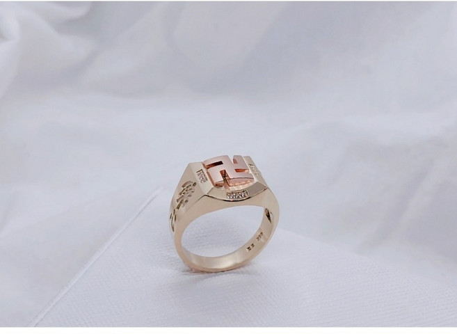 14k ﻿불자 불교 불심 만자반지