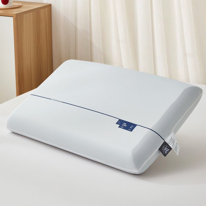 【Galatea葛拉蒂】舒棉記憶枕 慢回彈記憶棉 人體工學設計 透氣舒棉表布 可拆洗枕套 提升睡眠品質, 1個, 白