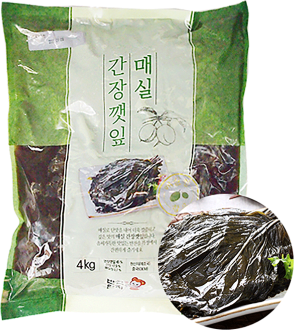 반찬단지 매실 간장깻잎 4kg, 1개