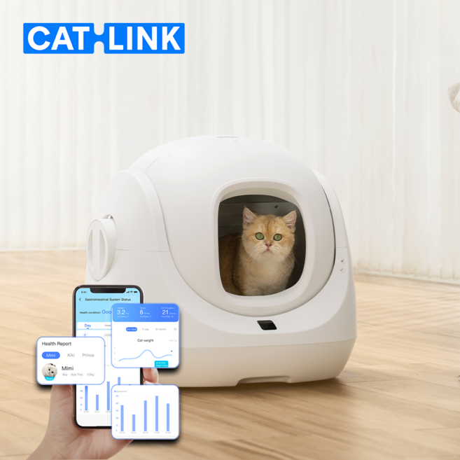 [공식] 캣링크 자동화장실 SE, 1개, 화이트
