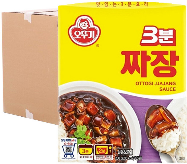 오뚜기 3분 즉석 짜장 200g, 24개