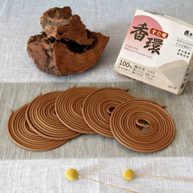 百年香木 香環 燃燒時間約24小時 10入/盒, 東非老山頭檀香