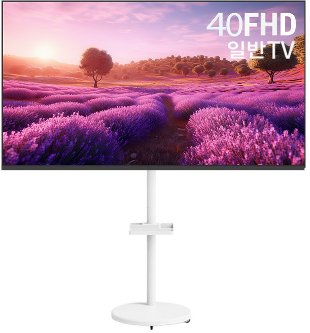 프리토스 삼탠바이미 무빙스탠드 + 일반TV 세트 1등급, 고객직접설치, 스탠드형, 무빙스탠드세트, 101cm(40인치)