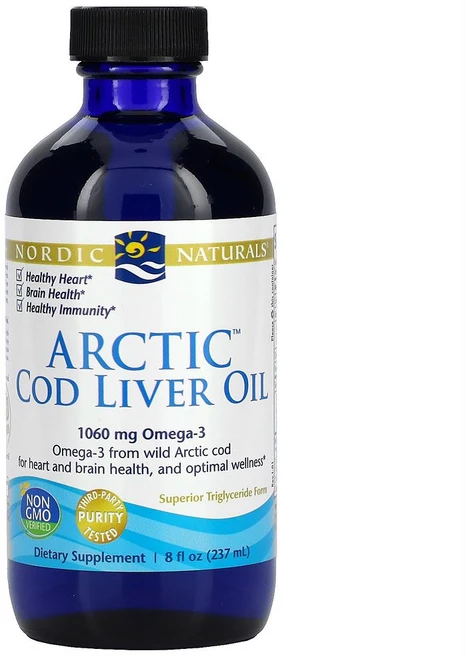 노르딕 네츄럴 대구간유 Arctic Cod Liver Oil 237ml, 1팩 - 쿠팡