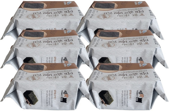예맛 구운 곱창돌김, 6개, 17g