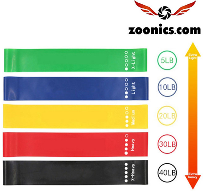 주닉스 요가 필라테스 탄력 저항 탄성밴드 헬스 런지 스쿼트 밴드, 블루, 1개