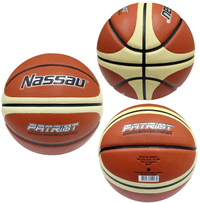 낫소 농구공 7호 패트리어트 학생 성인 경기용 시합볼, 1개