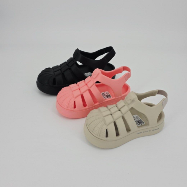 아디다스 키즈 슈퍼스타 샌들 슬리퍼 베이비 차일드 (국내매장판)