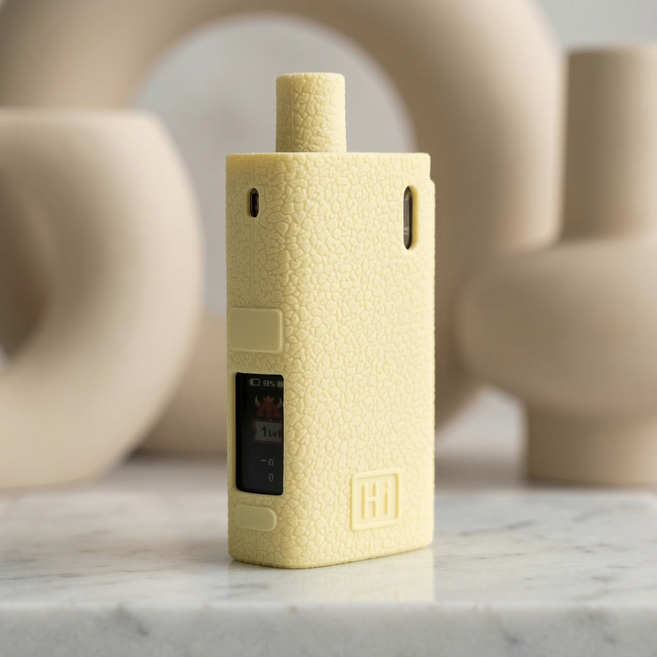 헤스티유 전자담배 실리콘 케이스 아스몬 하이 asmon hi 호환용, 1개, 옐로