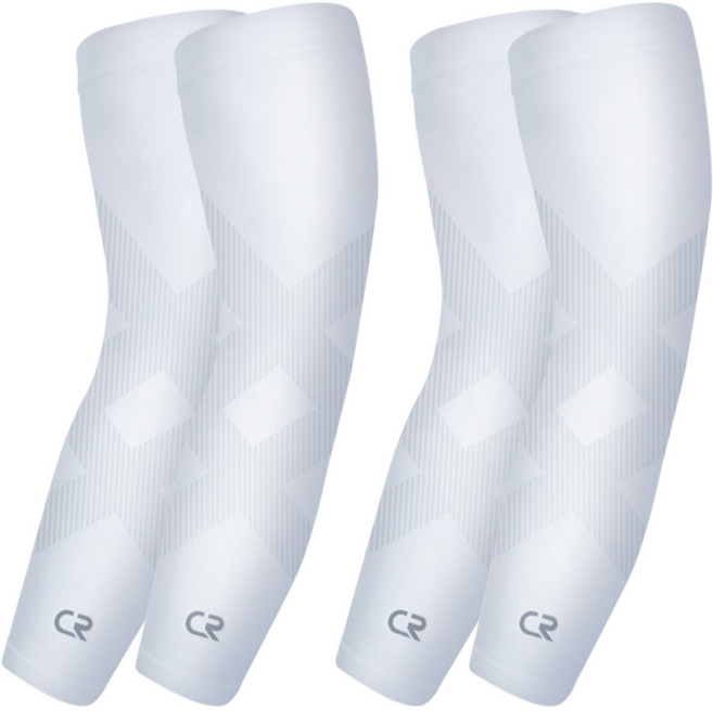 크로커다일 심리스 쿨토시 2세트, 화이트, 2개