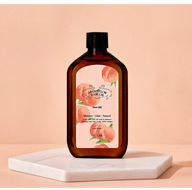 씨에프씨랩 아르간 글로우 헤어오일 러브피치, 110ml, 1개