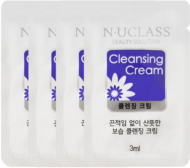 엔유클라스 일회용 클렌징 크림, 300개, 3ml