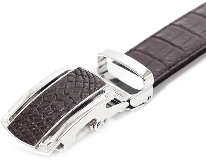 SCOAN 국내제작 천연 악어가죽 캐주얼벨트 정장벨트 5143