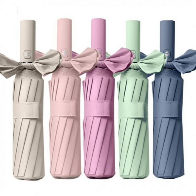 클로버 3단 자동 우산 자외선 차단 보관 가방 8k 12k